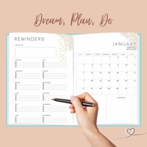 Reminders and page per month view
