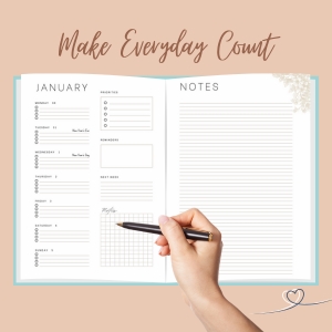 page per week view and notes page