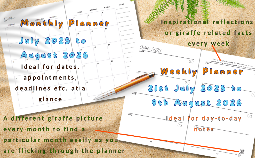Monthly & Weekly Planners