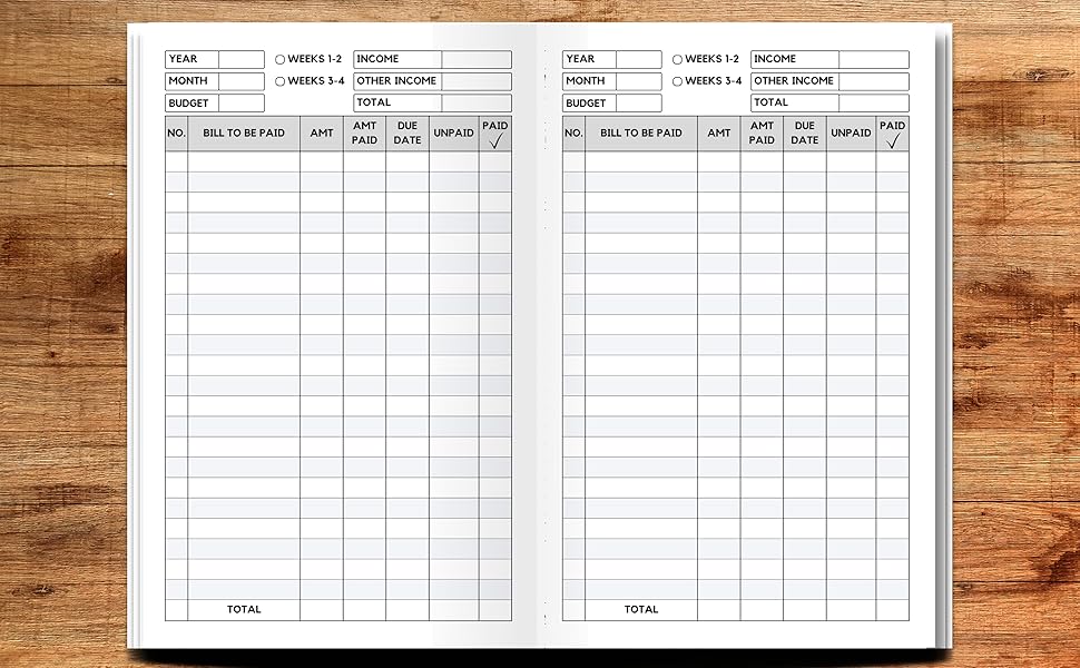 Bi-Weekly Budget Planner