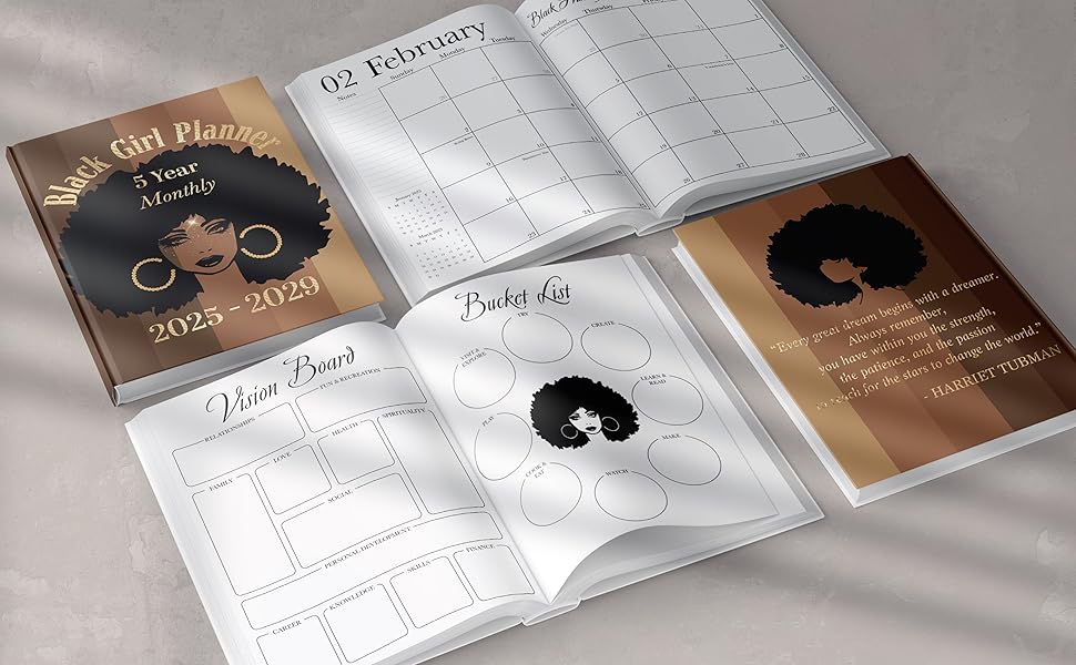 2025-2029 Monthly Planner