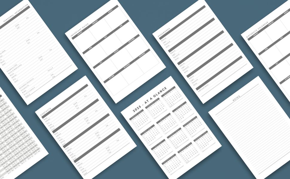 2025-2029 monthly planner