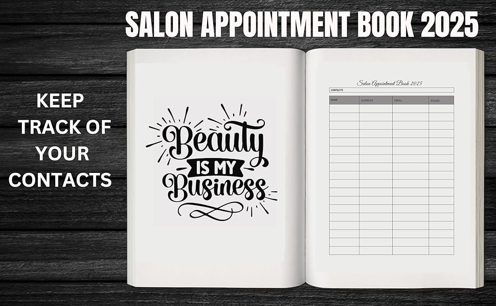 Salon Appointment Book 