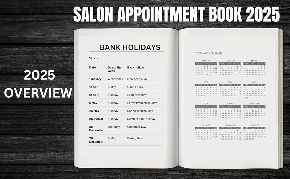 Salon Appointment Book 