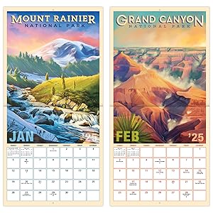 calendar 2024-2025 wall calendars planners gifts for men women home room decor gift