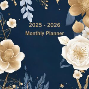 2025-2026 Monthly Planner: 2 Year Calendar Agenda Large Print Schedule Organizer Jan 2025 - Dec 2026
