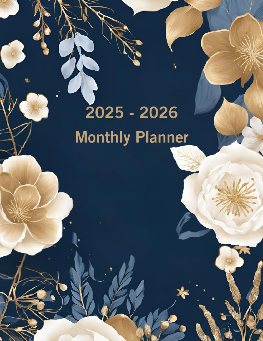 2025-2026 Monthly Planner: 2 Year Calendar Agenda Large Print Schedule Organizer Jan 2025 - Dec 2026