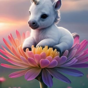 Unicorn and Flower 2025-2026 Pocket Calendar: Stylish Mini Planner: 24 Months of Organization in Your Pocket! Compact at 4x6.5 inches