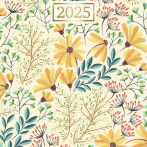 2025 Diary A5 Week to View: Yearly Agenda Planner Dated from January to December 2025 || 12 Month Calendar Schedule Organiser with Holidays || Small Format - UK Edition