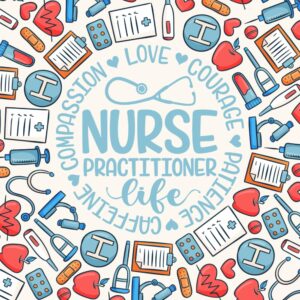 NP Nurse Practitioner Monthly Planner 2025-2028: 4 Years Organizer with Calendar Appointment and Much More Gifts For Employee and Student.