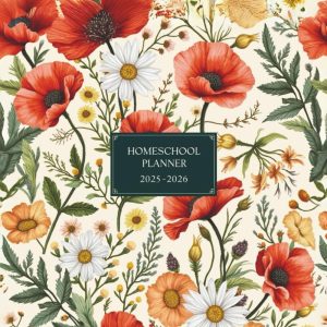 2025-2026 HomeSchool Planner: A Complete Organizer for Two Successful Academic Years at Home. size 8.5 x 11 inch / 88 Pages.