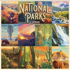 2025 National Parks by Lantern Press Wall Calendar