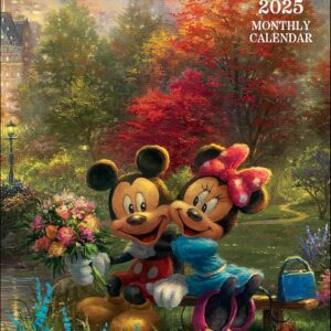 Disney Dreams Collection by Thomas Kinkade Studios: 12-Month 2025 Monthly Pocket