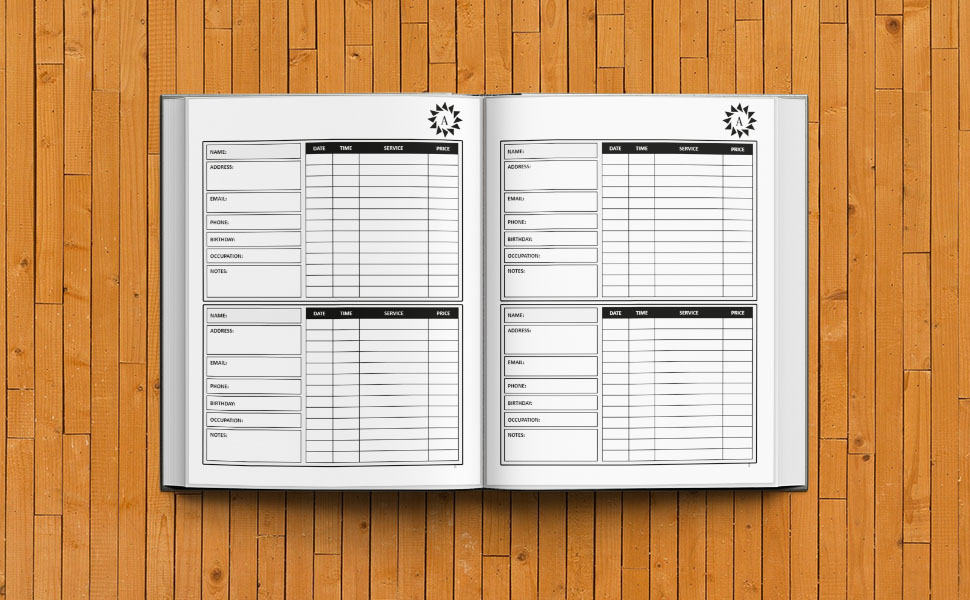 Client data logbook 