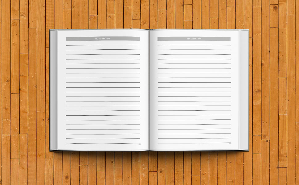 Lined pages