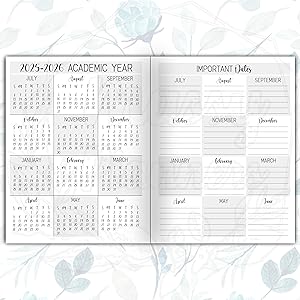 July 2025-June 2026 Academic Calendar