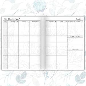 Teacher Planner July June 2025-2026