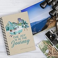 camping journal and rv travel log campsite caravan logbook