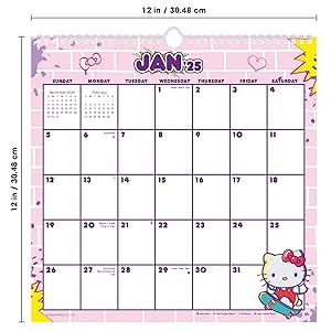 calendar 2024-2025 wall calendars weekly planners gifts for men women home room decor gift