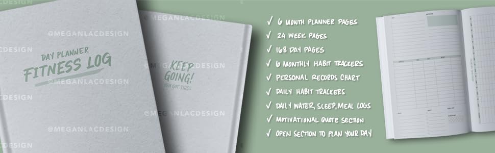 Fitness Log Cover Details