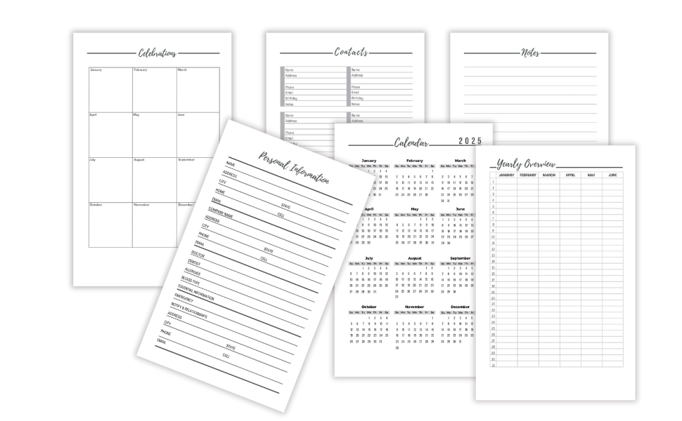 Monthly Planner 2025-2026