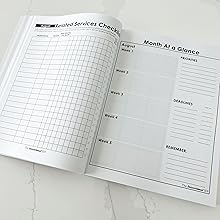 Monthly Related Services Checklist + Month at a Glance