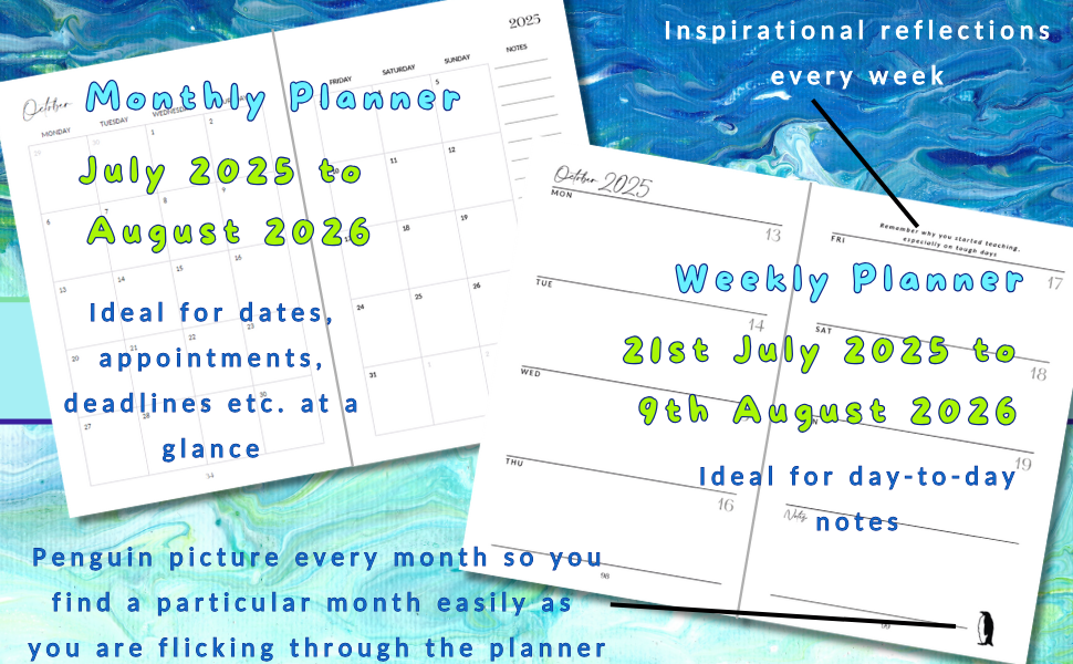 Monthly & Weekly Planner