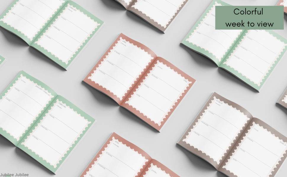 2025 diary A5 week to view, 2025 month to view diary, 2025 diary vintage cover, 2025 flower diary