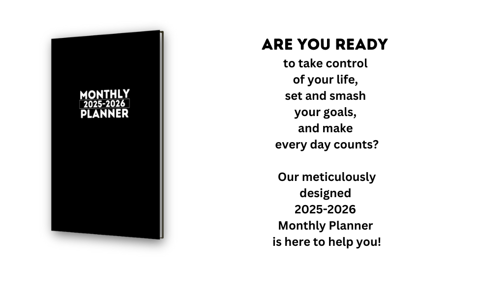 Monthly Planner 2025-2026