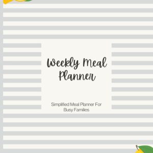 Weekly Meal Planner: Plan your weekly menu, create shopping lists, and save recipes all in one place to make busy weeks more manageable