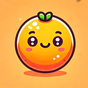 2025 Diary: Orange Fruit: A5 Week to View Dated from Jan 2025 to Dec 2025 | Weekly Planner Agenda Personal Organiser