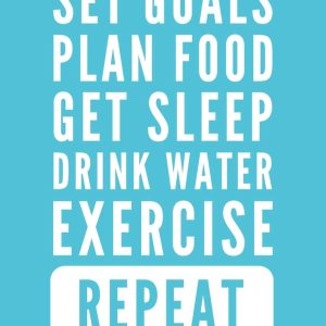 PLAN FOOD: 24 Hour Food Planner with Daily Journal Pages