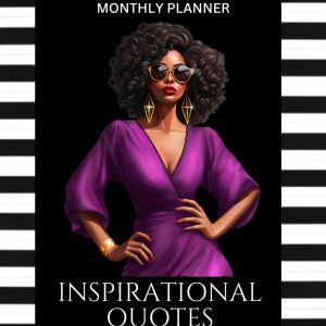 Black Girl 5 Years Monthly Planner 2025-2029: Schedule Organizer From January 2025 to December 2029 (60 Months) with US Holidays