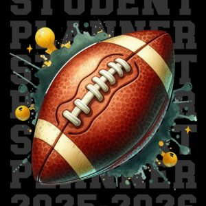 Student Planner 2025-2026: Football Academic Agenda With Weekly & Monthly Spreads, To-Do List & Homework Organizer for Elementary, Middle and High ... for Football Fans | Great for Boys and Kids.