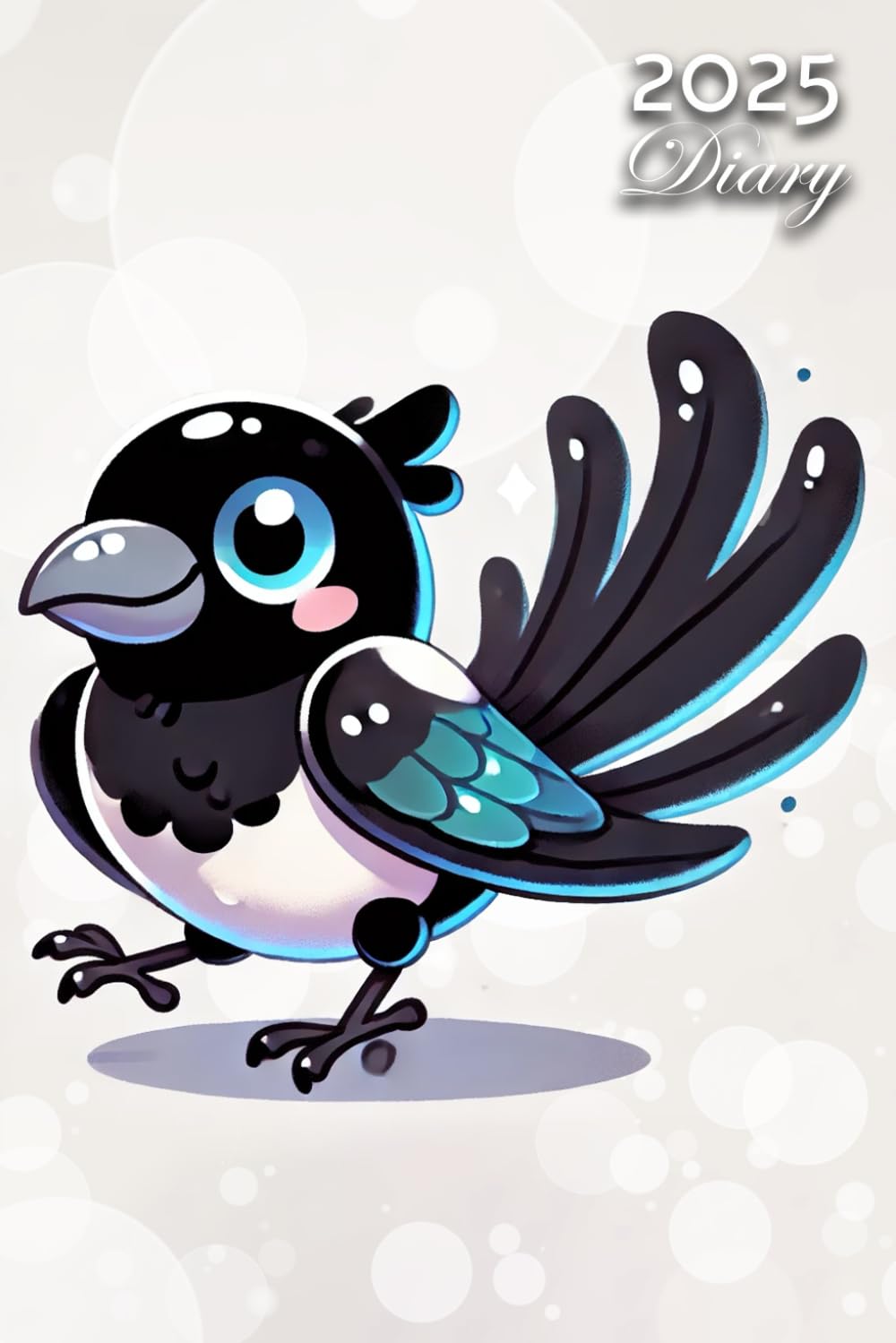 2025 Diary: Magpie Wild Bird: A5 Week to View Dated from Jan 2025 to Dec 2025 | Weekly Planner Agenda Personal Organiser