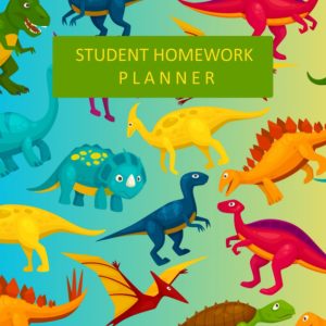 Generic 2020 Student Homework Planner - Weekly Undated Academic Planner - Assignment Agenda for Elementary School Students - 8.5" x 11" - Paperback