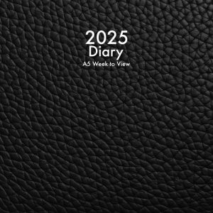 2025 Diary: A5 Week To View: January 2025 to December 2025 Daily Organiser with UK key dates and observance | 12 Months Weekly Planner and Calendar