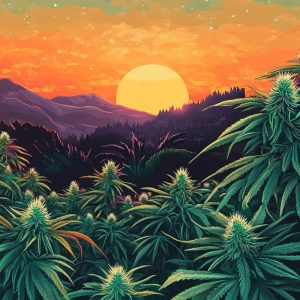 Pocket Calendar 2025-2026: 2 Years Planner for Purse Small Size Monthly January 2025 To December 2026 Small organizer 4 x 6.5 inches | Cannabis Landscape Design with Inspirational Quotes