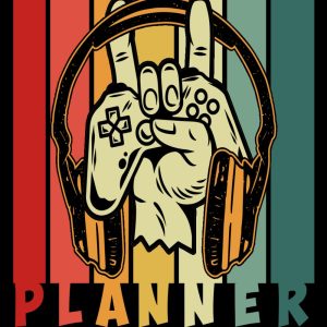 Student Planner 2025-2026: Game Academic Agenda With Weekly & Monthly Spreads, To-Do List, Habit Tracker & Homework Organizer for Middle and High | August 2025 - July 2026 | Video Games Cover Design