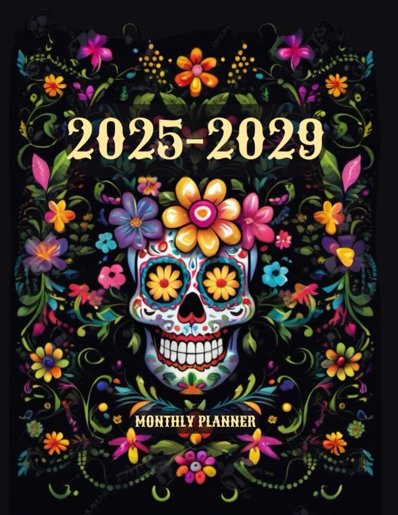2025-2029 Monthly Planner 5 Years: January 2025 - December 2029 with ...
