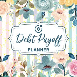 debt payoff planner | a Simple Debt Payoff Planner That Helps You to Track Your Financial Situation and Payoff Debts | budget notebook | Paying off ... Student Loan Organizer: flower cover design.