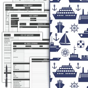 Ultimate Cruise Travel Journal: Daily Cruising Log Book and Planner with Pre-cruise, Budget, Packing List Pages, and More! to Record your Memories, ... Vacation Memory Book for Couples Or Family.