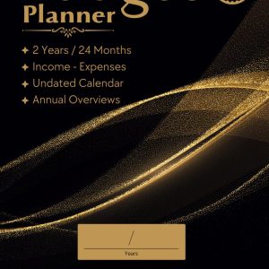 Budget Planner: 2-Year Monthly Savings Tracker with Income Expenses & Bill Organizer