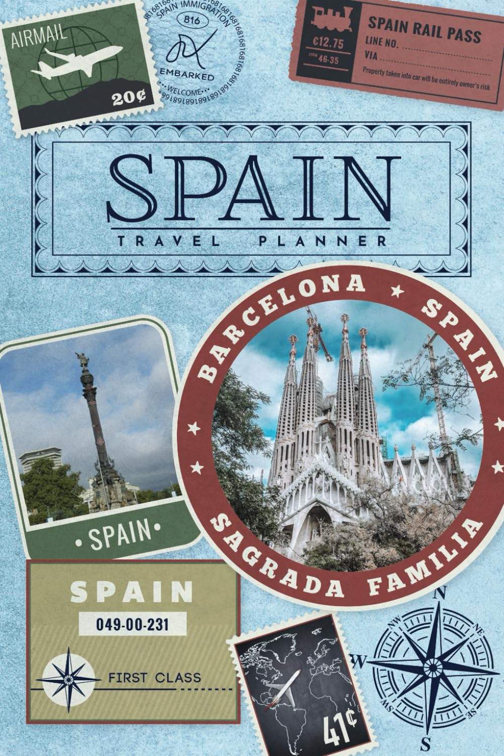 Spain Travel Book - Planner and Journal with Prompts, Perfect for Preparing for Your Vacation and Writing About Your Experiences: Also Great for Study Abroad Gifts!