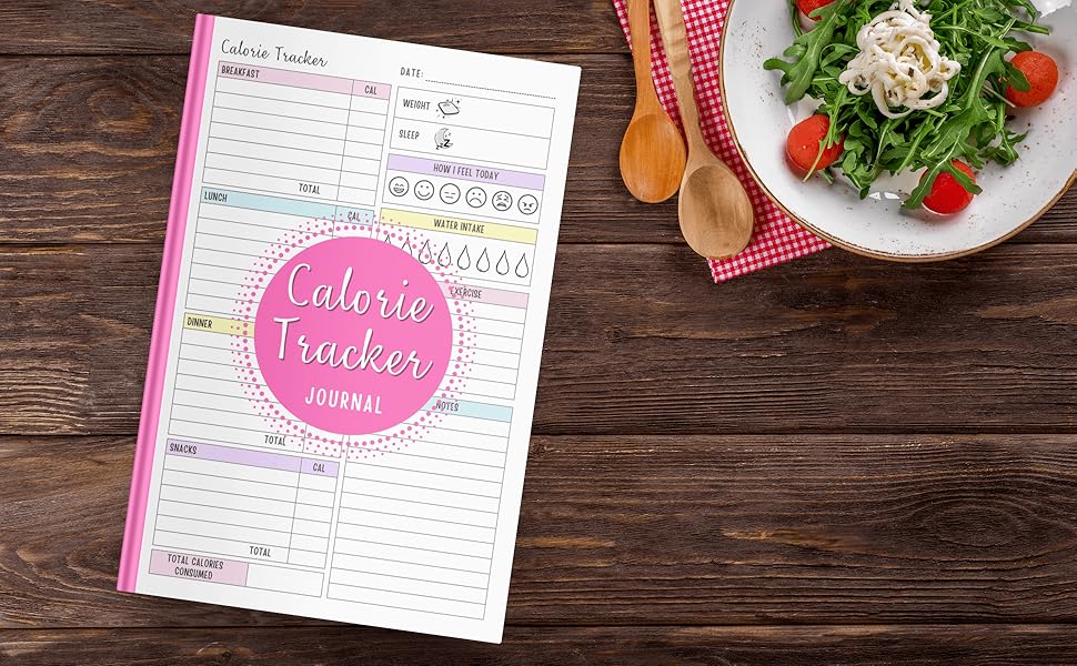 Calorie Counter Log Book Track your Weight Loss with this Daily Food Diary 