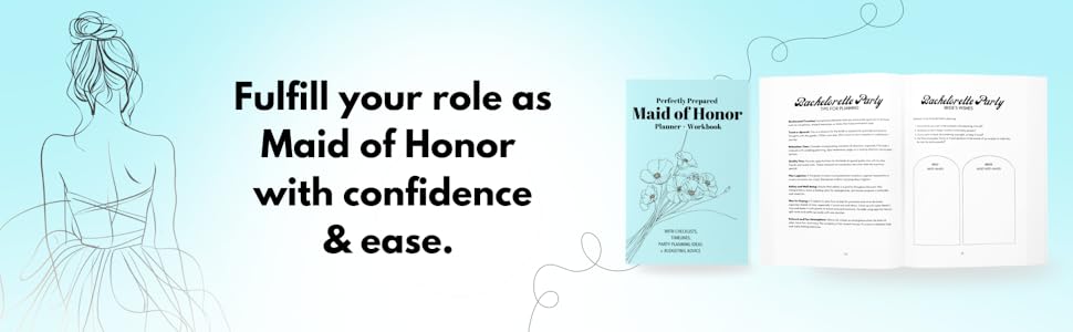 Maid of Honor Planner. Fulfill your role as Maid of Honor with confidence . Wedding planner.