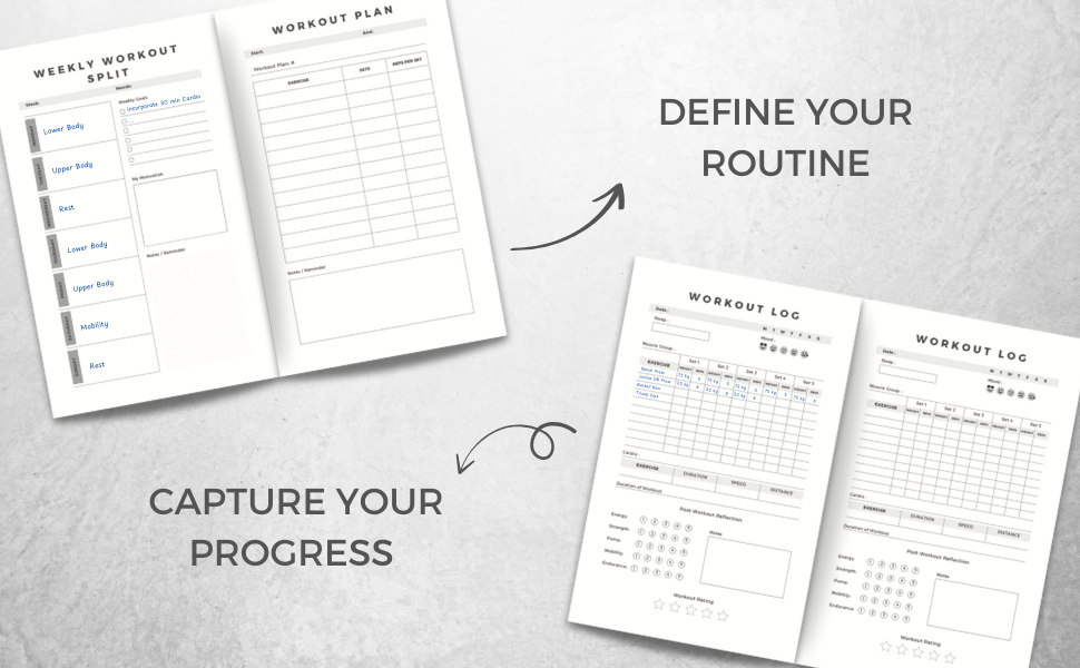 Workout Journal Interior