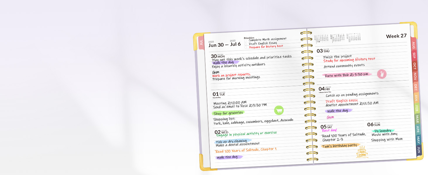 weekly planner 2025