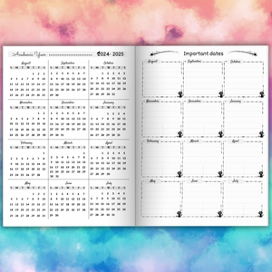 assignment planner for college students 2024-2025