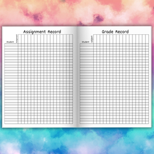 2024-2025 horizontal class organizer lesson plan